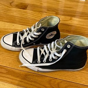 Black High Top Converse Sneakers